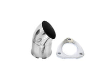 Load image into Gallery viewer, Granatelli 3.0in 304SS Turn Down w/3-Bolt Flange & Gasket