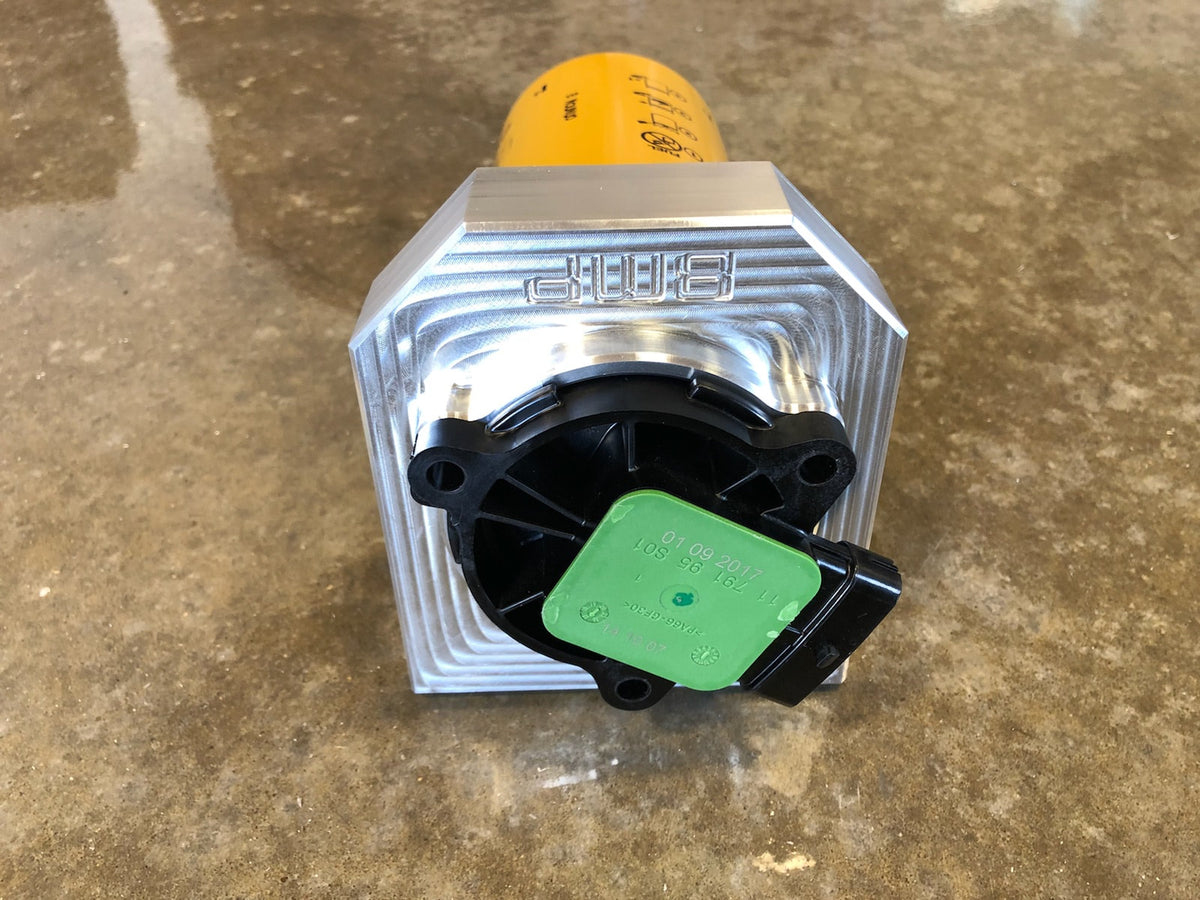 BMP L5P Duramax Cat Fuel Filter Adapter Race Ready Fabrication