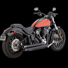 Load image into Gallery viewer, Vance &amp; Hines Harley Davidson Softail / 86-17 Bigshots Staggered PCX Full Exhaust - Black