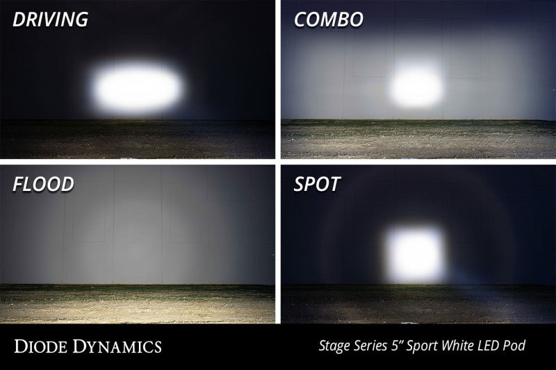 Diode Dynamics SS5 LED Pod Pro - White Driving (Pair)