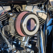 Load image into Gallery viewer, S&amp;S Cycle 08-16 Touring/16-17 Softail Stealth Air Stinger Kit w/ S&amp;S Ring
