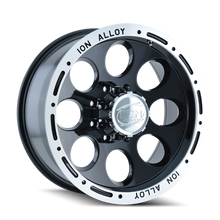 Load image into Gallery viewer, ION Type 174 15x8 / 5x114.3 BP / -27mm Offset / 83.82mm Hub Black/Machined Wheel