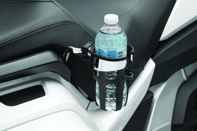 Kuryakyn Reflex Drink Holder 18 and Up GL1800 Passenger Mount Chrome