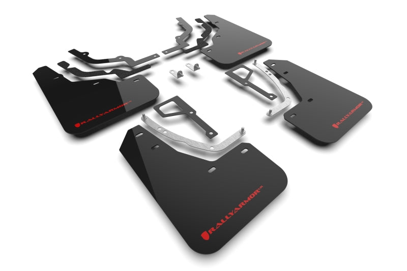 Rally Armor 25-26 Hyundai Ioniq 5 N Black Mud Flap w/Red Logo