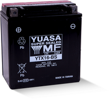 Load image into Gallery viewer, Yuasa YTX16-BS Maintenance Free AGM 12 Volt Battery (Bottle Supplied)