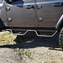 Load image into Gallery viewer, Westin 18-22 Jeep Wrangler JL Unlimited Outlaw Nerf Step Bars - Textured Black