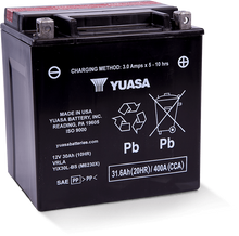 Load image into Gallery viewer, Yuasa YIX30L-BS High Performance Maintenance Free AGM 12 Volt Battery (Bottle Supplied)