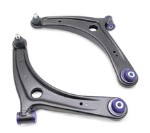 Load image into Gallery viewer, SuperPro 2008 Mitsubishi Lancer GTS Front Lower Control Arm Set w/ Bushings - w/ Positive Caster