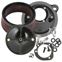 Load image into Gallery viewer, S&amp;S Cycle 91-06 XL Sportster Models w/ Stock CV Carb Stealth Air Cleaner Kit w/o Cover