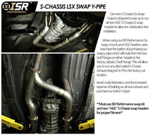 Load image into Gallery viewer, ISR Performance S-Chassis LS Swap Y-Pipe