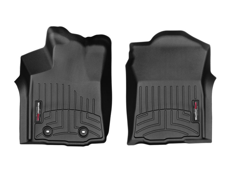 WeatherTech 16+ Toyota Tacoma Double Cab (Auto Trans Only) Front FloorLiner - Black