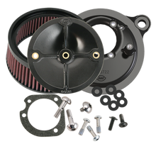 Load image into Gallery viewer, S&amp;S Cycle 01-15 Fuel-Injector Softail Models Stealth Air Cleaner Kit w/o Cover