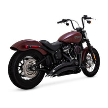 Load image into Gallery viewer, Vance &amp; Hines HD Softail 18-22 St Bob Big Radius 2-2 Black PCX Full System Exhaust