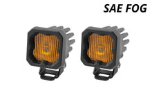 Load image into Gallery viewer, Diode Dynamics Stage Series C1 LED Pod - Yellow SAE Fog Standard ABL (Pair)