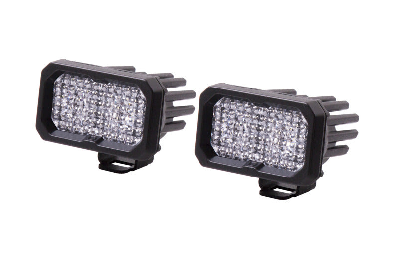 Diode Dynamics Stage Series 2 In LED Pod Sport - White Flood Standard RBL (Pair)