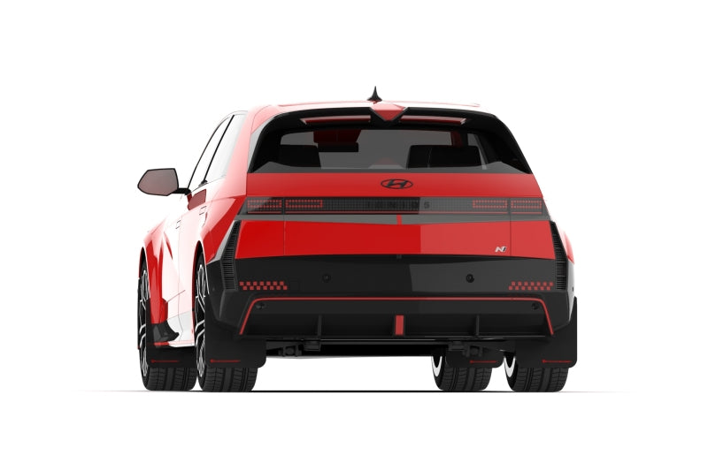 Rally Armor 25-26 Hyundai Ioniq 5 N Black Mud Flap w/Red Logo