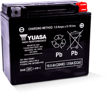 Load image into Gallery viewer, Yuasa YTX20HL-PW Maintenance Free AGM 12 Volt Battery