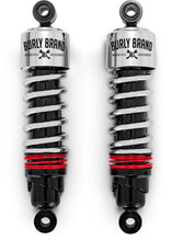 Load image into Gallery viewer, Burly Brand XL Slammer Shocks - Chrome