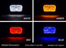 Load image into Gallery viewer, Diode Dynamics Stage Series 2 In LED Pod Sport - White Flood Standard RBL (Pair)
