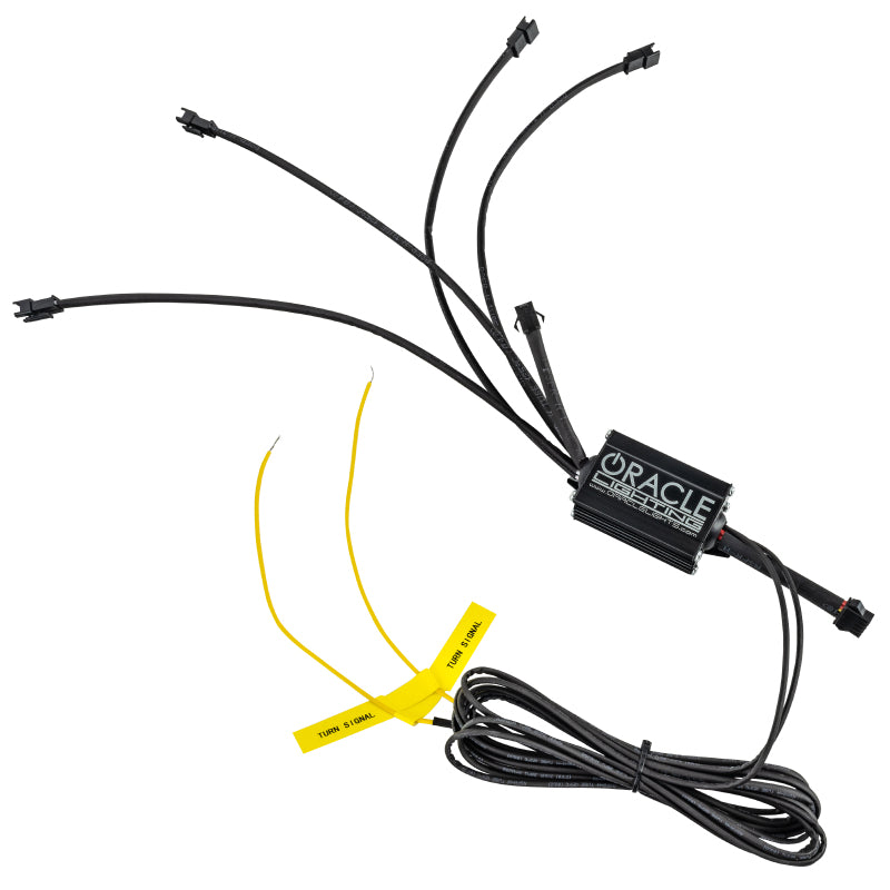 Oracle 15-17 Ford Mustang V6/GT/Shelby Dynamic DRL  w/ Halo Kit - ColorSHIFT - Dynamic