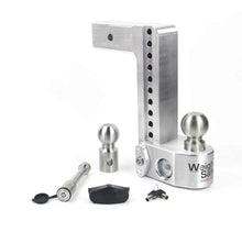 Load image into Gallery viewer, Weigh Safe 10in Drop Hitch w/Built-in Scale &amp; 2.5in Shank (10K/18.5K GTWR) w/WS05 - Aluminum