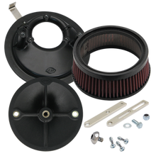 Load image into Gallery viewer, S&amp;S Cycle 36-92 BT/57-90 Sportster Models w/ Super E/G Carbs Universal Stealth Air Cleaner Kit