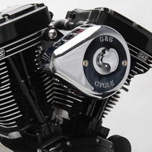 Load image into Gallery viewer, S&amp;S Cycle 91-06 XL w/ Stock CV Carb Chrome Mini Teardrop Stealth Air Cleaner Kit