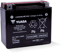 Load image into Gallery viewer, Yuasa YTX20-BS Maintenance Free AGM 12 Volt Battery (Bottle Supplied)