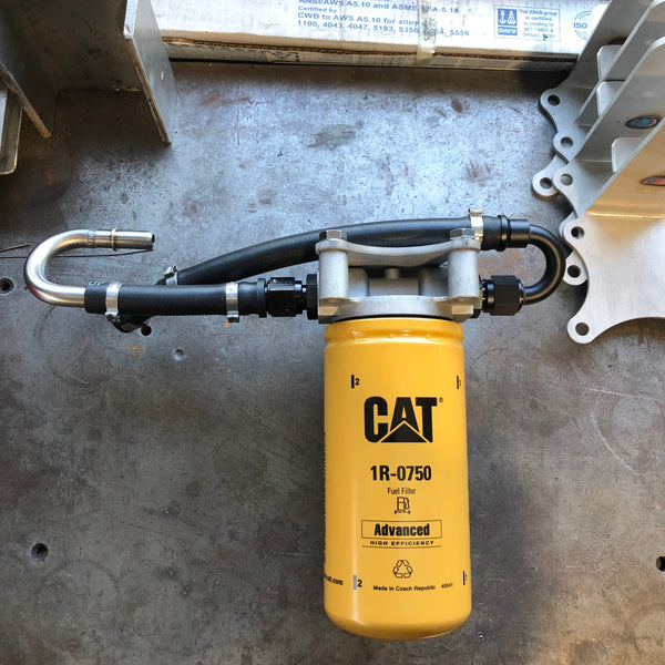 11-16 Duramax Cat or Donaldson single filter conversion/relocation