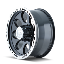 Load image into Gallery viewer, ION Type 174 15x8 / 5x114.3 BP / -27mm Offset / 83.82mm Hub Black/Machined Wheel
