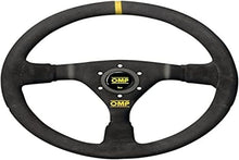 Load image into Gallery viewer, OMP WRC Mid-Depth 350mm Dished - Small Suede (Black)