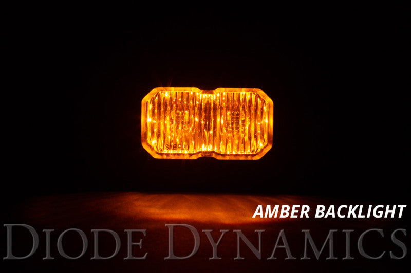 Diode Dynamics Stage Series 2 In LED Pod Sport - Yellow Fog Standard ABL (Pair)