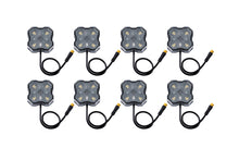 Load image into Gallery viewer, Diode Dynamics Stage Series Single Color LED Rock Light - Amber M8 (8-pack)
