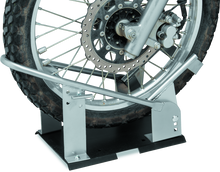 Load image into Gallery viewer, BikeMaster Heavy Duty Wheel Chock - Silver