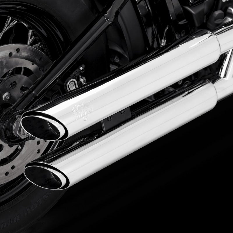 Vance & Hines 18-22 Harley-Davidson Softail Twin Slash S/OS PCX Slip-On Exhaust - Chrome