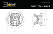 Load image into Gallery viewer, Diode Dynamics SS3 Pro Type FT Kit ABL - Yellow SAE Fog
