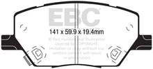 Load image into Gallery viewer, EBC 2015+ Fiat 500X 1.4L Turbo Yellowstuff Front Brake Pads