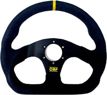 Load image into Gallery viewer, OMP Superquadro Steering Wheel - Small Spokes - Suede (Black)