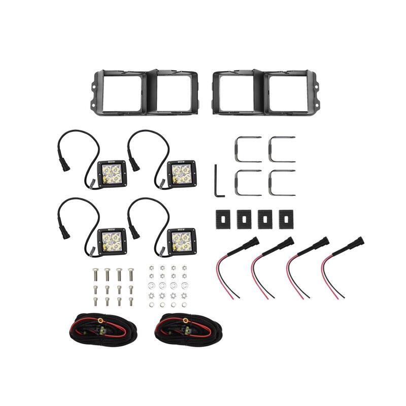 Westin 16-19 Chevy/GMC Silverado/Sierra 1500 Pro-Mod Front Bumper - Textured Black