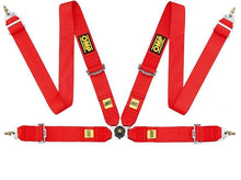 Load image into Gallery viewer, OMP Safety Harness First 3In 4 Points Red Fia 8854/98