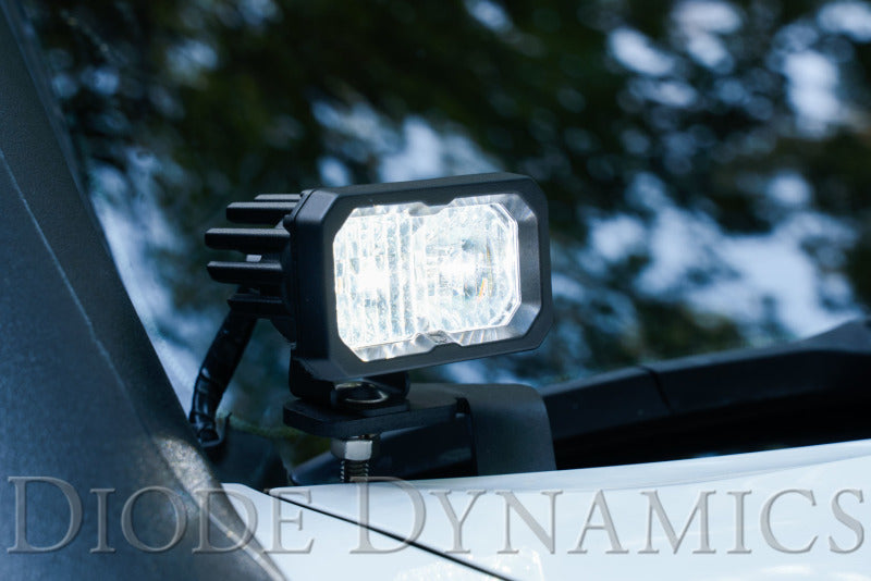 Diode Dynamics 16-21 Toyota Tacoma Pro SS3 LED Ditch Light Kit - White Combo