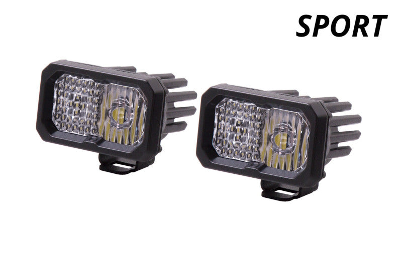 Diode Dynamics Stage Series 2 In LED Pod Sport - White Driving Standard ABL (Pair)