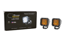 Load image into Gallery viewer, Diode Dynamics Stage Series C1 LED Pod - Yellow SAE Fog Standard ABL (Pair)
