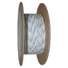 Load image into Gallery viewer, NAMZ OEM Color Primary Wire 100ft. Spool 18g - White/Blue Stripe