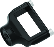 Load image into Gallery viewer, Kuryakyn Side Mount License Plate Holder Clamp 86-22 XL Models Gloss Black
