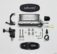 Load image into Gallery viewer, Wilwood HV Tandem M/C Kit w L/H Bracket &amp; Prop Valve - 7/8in Bore-W/Pushrod - Early Mustang