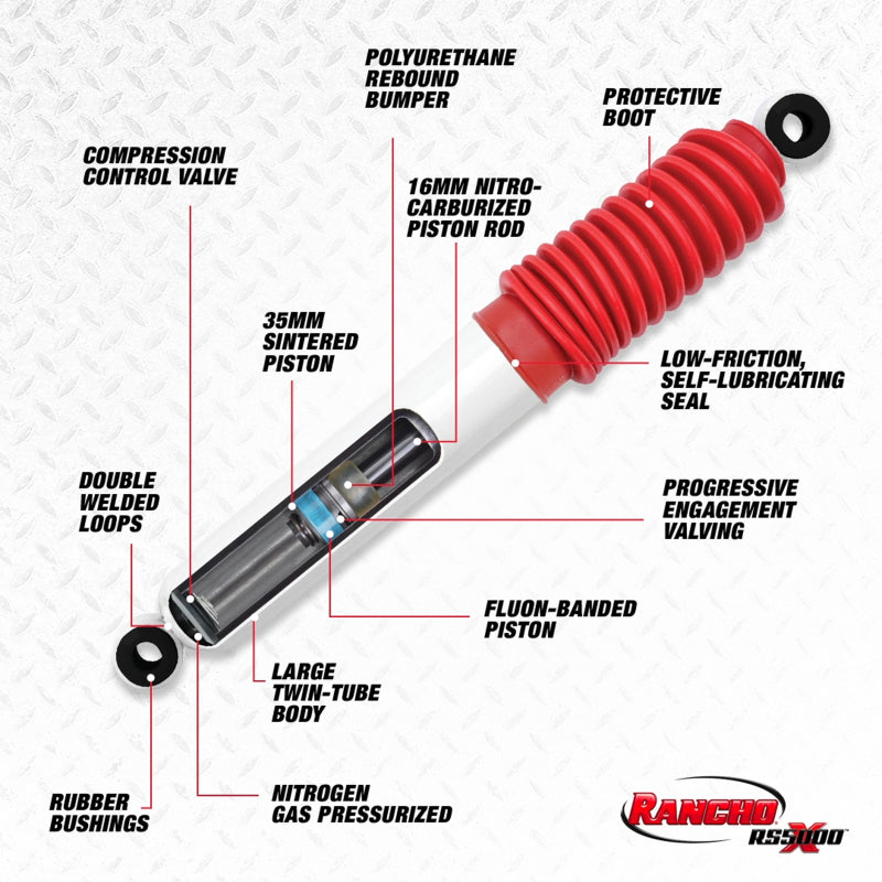 Rancho 81-96 Ford Bronco Front Outer RS5000X Shock