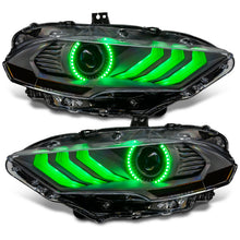 Load image into Gallery viewer, Oracle Lighting 18-23 Ford Mustang Dynamic ColorSHIFT LED Headlights - Black Series