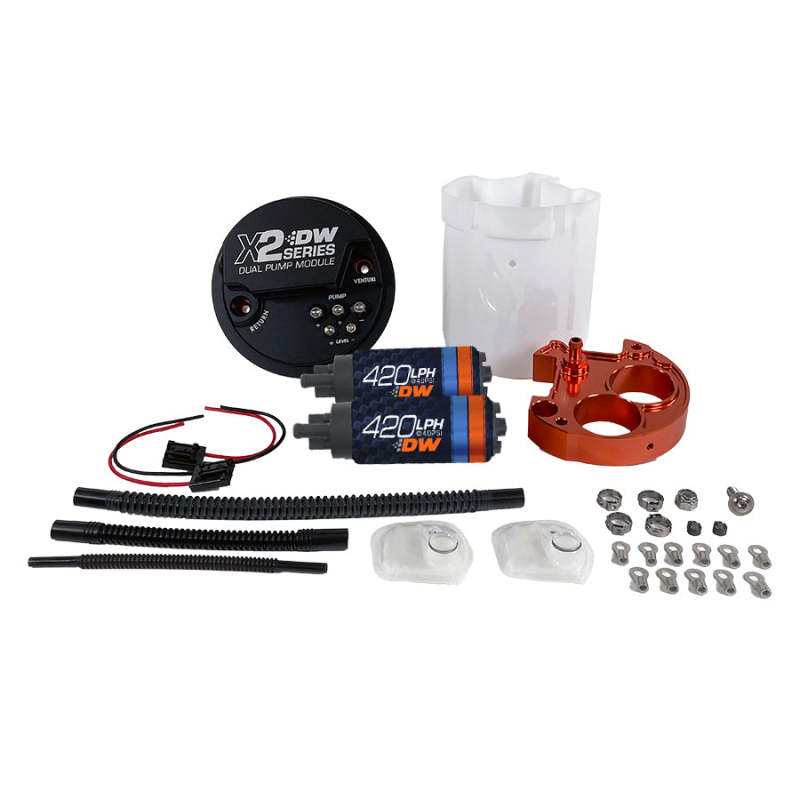 DeatschWerks X2 Series Fuel Pump Module with Dual DW420 Pumps For 2008-21 WRX/STI