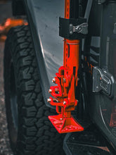 Load image into Gallery viewer, Go Rhino 18-24 Jeep Wrangler JL/JLU/JT Front Fender Jack Mount for Hi-Lift Jack - Tex. Blk